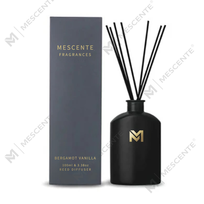 Low Moq ตกแต่ง Turquoise Oasis นาฬิกาทราย ไฟเบอร์ธรรมชาติเย็น Sticks Room Reeds Diffuser Scent Liquid
