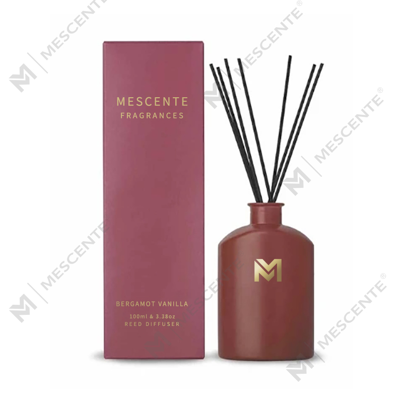Low Moq ตกแต่ง Turquoise Oasis นาฬิกาทราย ไฟเบอร์ธรรมชาติเย็น Sticks Room Reeds Diffuser Scent Liquid